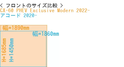#CX-60 PHEV Exclusive Modern 2022- + アコード 2020-